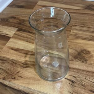 Clear Glass Vase